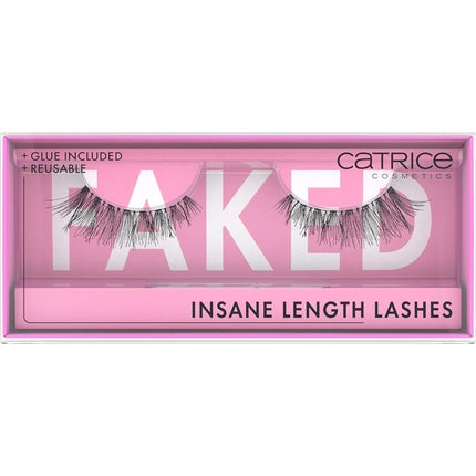 Catrice Faked Insane Length Lashes Artificial Eyelashes Black Long-Lasting False Eyelash Effect Microplastic Particle-Free Nanoparticle-Free Perfume-Free Oil-Free