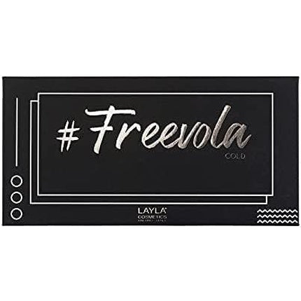 Layla Cosmetics Freevola Palette 12 Eyeshadows - 8 Matte, 3 Buttershine, 1 Butterspark