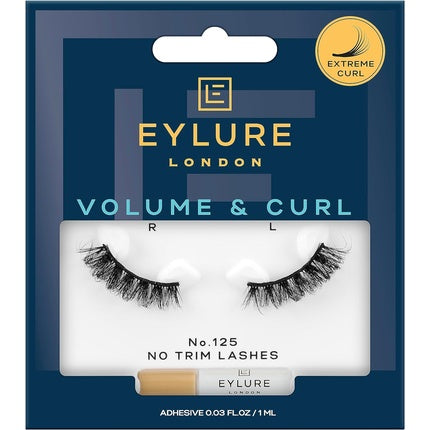 Eylure Volume &amp; Curl No.125 False Eyelashes 3.4 Length