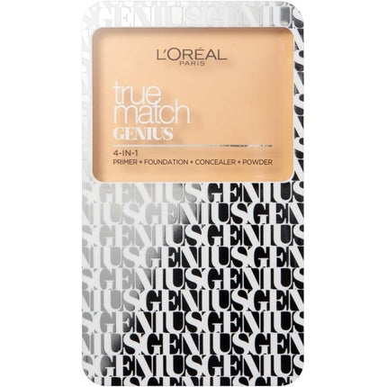 L'Oreal Paris True Match Genius 4-in-1 Compact Foundation 1.5N Linen 7g
