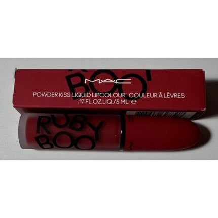 Mac Powder Kiss Liquid Lip color Ruby Boo