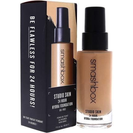 Smashbox Studio Skin 24 Hour Wear Hydrating Foundation 2.22 Light-Medium With Neutral Olive Undertone 1 oz 28.35g