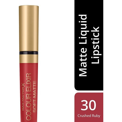 Max Factor Colour Elixir Soft Matte Liquid Lipstick 030 Crushed Ruby