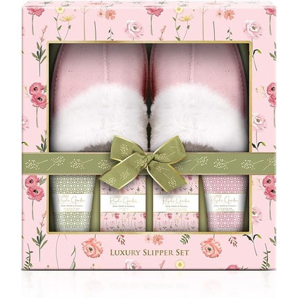 Baylis＆Harding Royale Garden Rose Poppy＆Vanilla豪华拖鞋礼品套装 - 素食友好