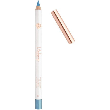 Wakeup Cosmetics True Color Eyeliner 2in1 Pencil Eyeliner and Kajal with Soft Texture and Full Color Turquoise