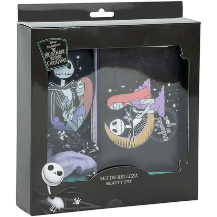 Beauty Set Nightmare Before Christmas Black Complete Set with Hairbrush 2 Hair Ties and Case Original Product