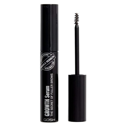 GOSH Growth Serum Brows for Thicker Eyebrows - Natural Brow Growth with Daily Use - Easy Application with Integrated Brush - Stronger, Perfume-Free Brows