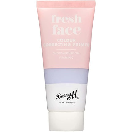 Barry M Fresh Face Purple Colour Correcting Primer to Conceal Yellow Tones 35ml