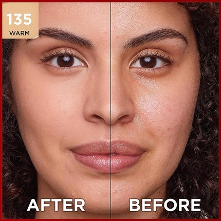 L'Oreal Paris Cover Liquid Foundation with 4% Niacinamide Long Lasting Natural Finish SPF 25 Infallible 32H Matte Cover Shade 135 30ml