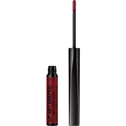 Rimmel London Lip Art Graphic Liner&amp;Liquid Lipstick 810 Be Free