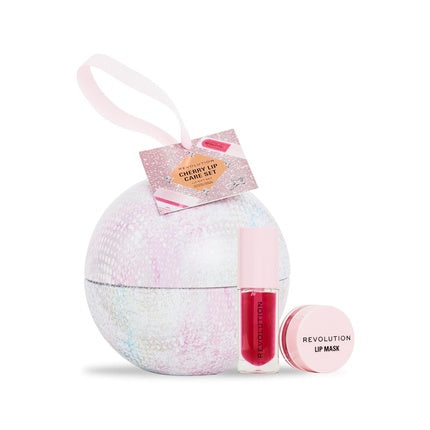 Revolution Beauty Cherry Lip Oil Gift Set with Cherry Gloss Oil