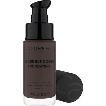 Catrice Invisible Cover Foundation 30ml 097N Nude Moisturizing Long-Lasting Natural for Dry Skin Vegan Oil-Free Paraben-Free Microplastic-Free