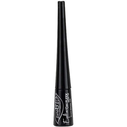 PuroBio On Fleek Brush Tip Eyeliner Black