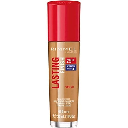Rimmel Lasting Finish Foundation 410 Latte 30ml