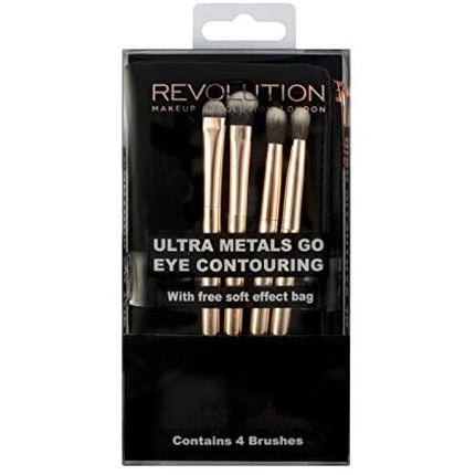 Makeup Revolution Ultra Metals Go Eye Contouring Brush Set