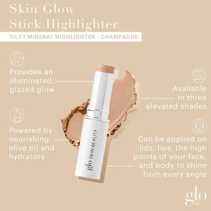 Glo Skin Beauty Skin Glow Stick Highlighter Champagne 1 Count