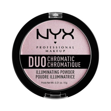NYX Professional Makeup Duo Chromatic Illuminating Powder Lavender Steel