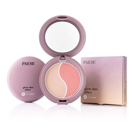 Paese Cosmetics Nanorevit Glow Duo Effect Blush and Highlighter 4.5g