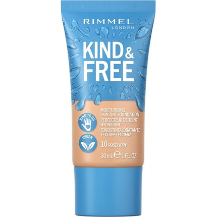 Rimmel Kind + Free Moisturising Skin Tint Foundation Rose Ivory 10