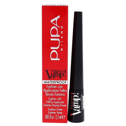 Pupa Vamp! Definition Waterproof Liner 001 Glossy Black
