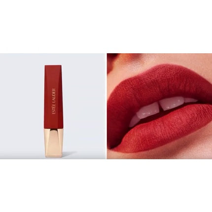 Estee Lauder Pure Color Whipped Matte Liquid Lip with Moringa Butter Hot Shot