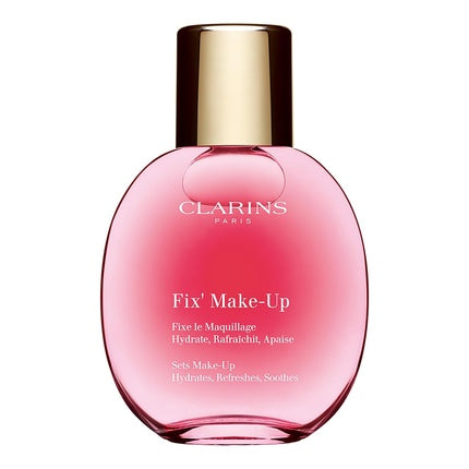 Clarins Fix Make-Up Setting Spray 4-in-1 Makeup 24H Fresh and Flawless 12H Hydration Locks Out Harmful Pollutants Boosts Radiance All Skin Types