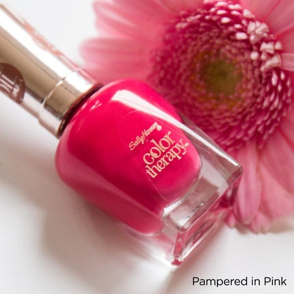 Sally Hansen Colour Therapy Nail Polish with Argan Oil 14.7ml Pampered in Pink