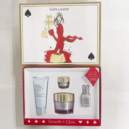 Estee Lauder Resilience Smooth + Glow 4 Piece Set