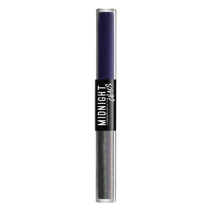 NYX PROFESSIONAL MAKEUP Midnight Chaos Dual-Ended Eyeliner Liquid Purple 0.2 Ounce