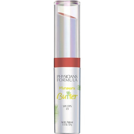 Physicians Formula Murumuru Butter Lip Cream Creamy Lipstick with Moisturizing Butter Blend Essential Fatty Acids and SPF 15 Brazilian Sunset