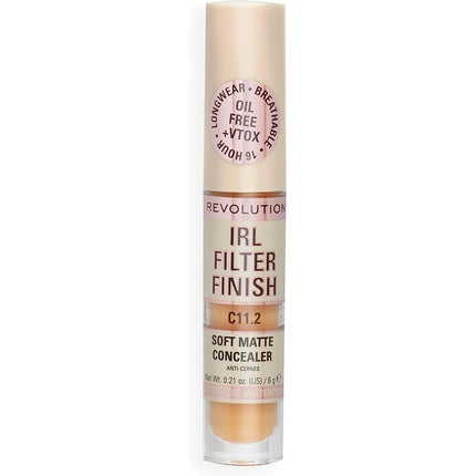 Makeup Revolution IRL Concealer Filter Finish Medium to Full Coverage 6g C2