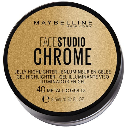 Maybelline Face Studio Chrome Jelly Highlighter 40 Metallic Gold