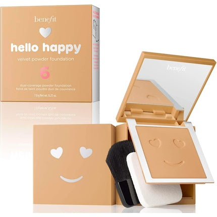 Benefit Hello Happy Velvet Powder Foundation 7g Shade 06