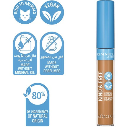 Rimmel Kind + Free 24h Hydrating Concealer 040 Tan Postage 7ml