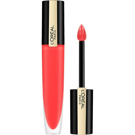 L'oreal Paris Rouge Signature 132 I Radiate Matte Permanent Coral Lipstick 7ml