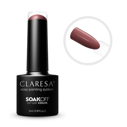 Claresa Soak Off Uv/Led Brown Hybrid Nail Polish 305 - 5g