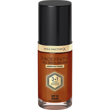 Max Factor Facefinity 3-in-1 All Day Flawless Foundation with SPF 20 30ml Ganache