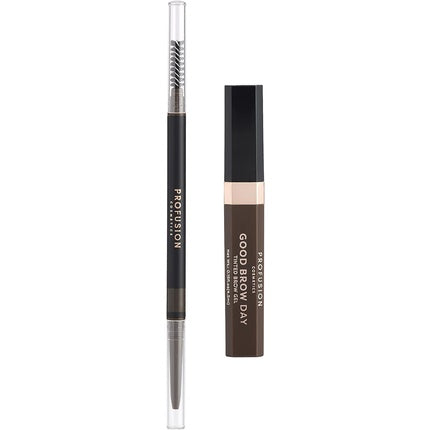 Profusion Cosmetics Good Brow Day 2-Piece Kit Dark Brown