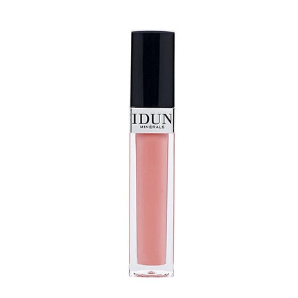 IDUN Minerals Lip Gloss Soft Creamy Formula for Velvet Soft Shiny Pout Intense Vitamin E Hydration for Dry Chapped Lips Non-Sticky Long Lasting Pigment 003 Cornelia 0.27oz Beige Pink