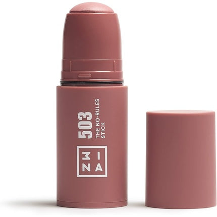 3INA MAKEUP The No Rules Stick 503 Nude Blush Stick Matte with Hyaluronic Acid Cream Blush for a Natural Finish Vegan Cruelty Free Full Size