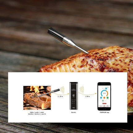 Tfa Dostmann Wireless Meat Thermometer Smart BBQ 70m