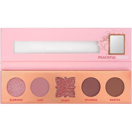 Profusion Cosmetics Blooming Hues Peaceful Peony 5-Shade Eyeshadow Palette 1 Count