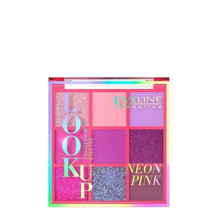 Eveline Look Up Neon Pink Eyeshadow Palette 9 Shades 10.8g