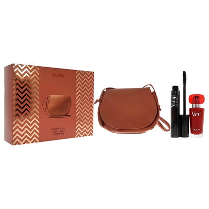 Pupa Milano Vamp! All In One Mascara + Lipstick Kit with Postina Bag Women