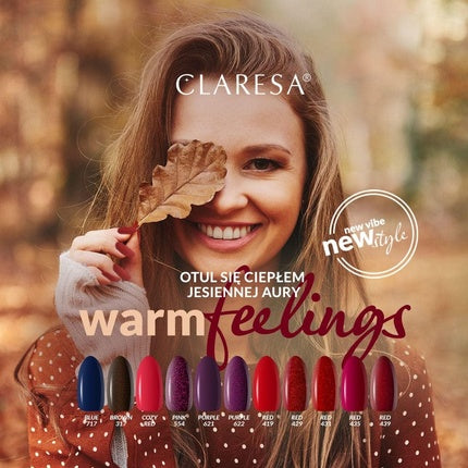 Claresa 317 Brown UV Nail Polish 5ml