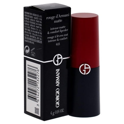Giorgio Armani Rouge D Armani Matte Lipstick 403 Lucky Red Women Lipstick 0.14 oz