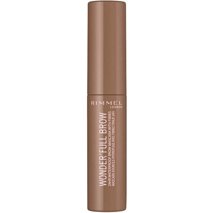 Rimmel London Wonderfull Brow 24hr Waterproof Brow Gel with Fibres for Plump