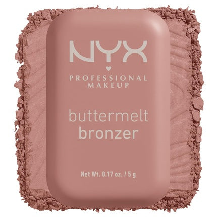 NYX PROFESSIONAL MAKEUP Matte Buttermelt Bronzer Longwear Face Makeup Vegan Formula Butta Cup 01 0.17 Ounce