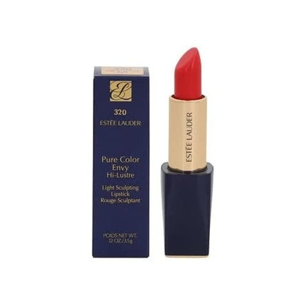 Estee Lauder Pure Color Envy Hi-luster Light Sculpting Lipstick for Women 320 Drop Dead Red 0.12 Ounce