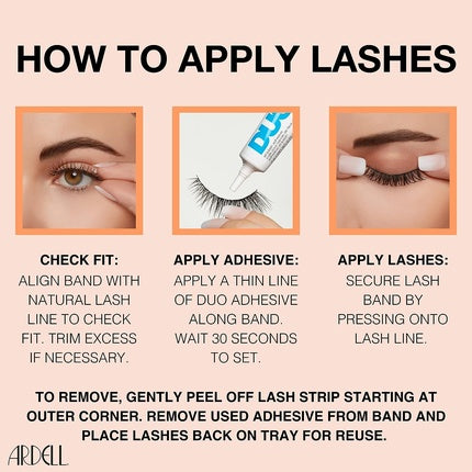 ARDELL Naked Lashes Real Hair Eyelashes Original Style 420 - Without Eyelash Glue